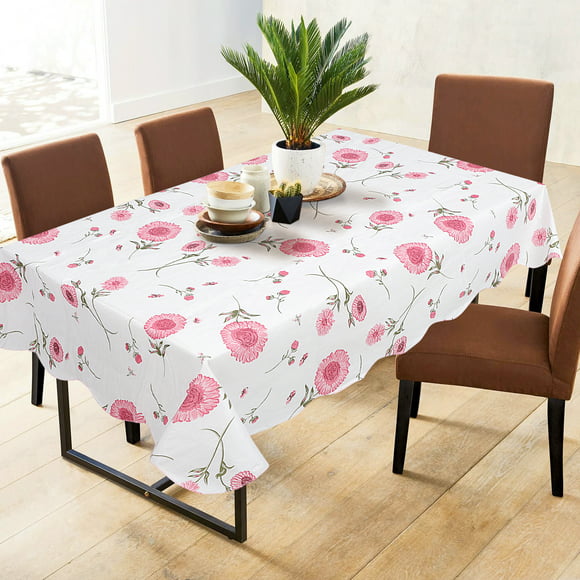 UNISE Sunflowers with Leaves Tablecloth Rectangle 54 x 72 Washable Anti Wrinkle Table Cover for Outdoor Picnic Kitchen Dinning Holiday Parties Farmhouse Tabletop Decoration 